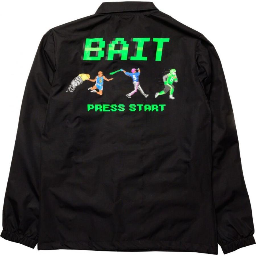 独創的 BAIT メンズ ジャケット コーチジャケット アウター 8 Bit Press Start Coaches Jacket black -  www.voicemailoffice.com