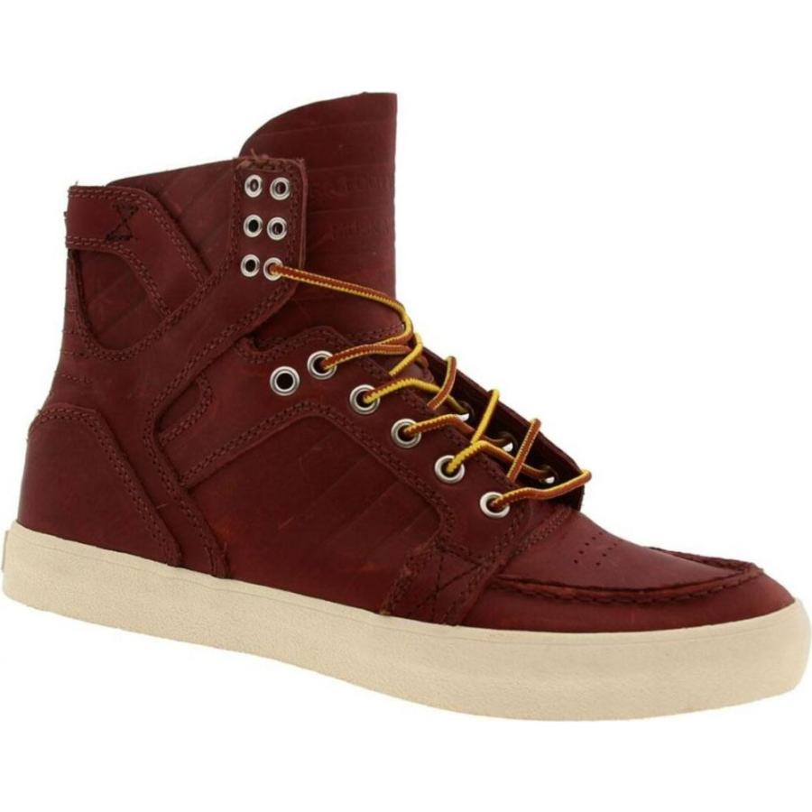 売れ筋商品 メンズ Supra スープラ スリッポン フラット Burgundy Skymoc シューズ 靴 スリッポン サイズ 6