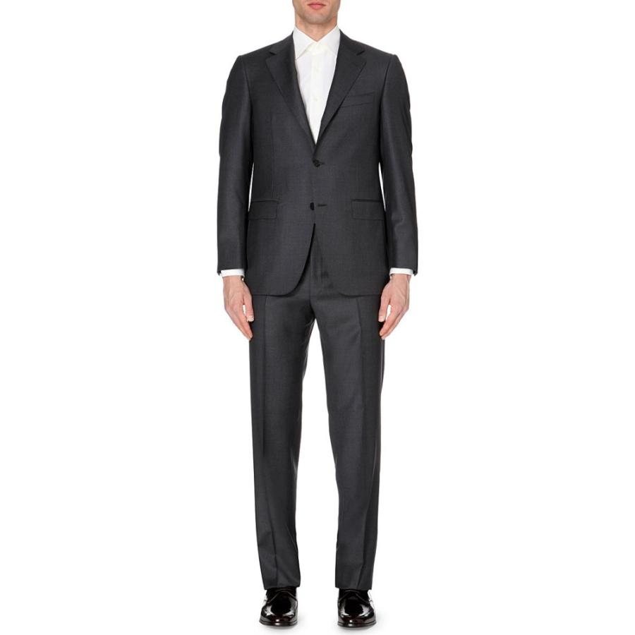 カナーリ メンズ スーツ ジャケット スーツ ジャケット アウター Regular Fit メンズファッション Wool Suit 送料無料 Grey ファッション Ap5 057 フェルマート Fermart 3号店