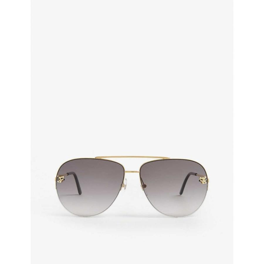 カルティエ Cartier レディース メガネ サングラス アビエイター Aviator Sunglasses Grey Www Unipymes Com
