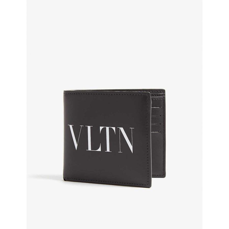 当社の 二つ折り 財布 メンズ Garavani Valentino ヴァレンティノ メンズ 財布 ヴァレンティノ Garavani Valentino Logo Black Wallet Billfold 財布 Www Affaires Sociales Gouv Cg