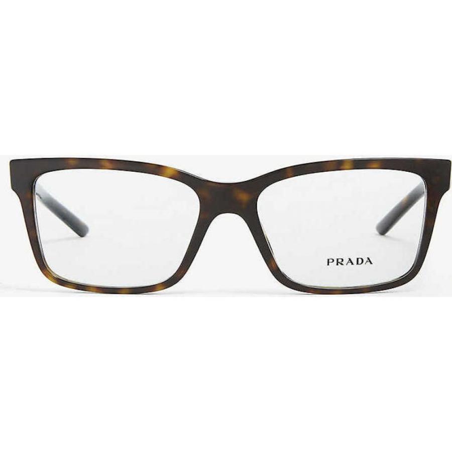 プラダ Prada レディース メガネ サングラス Millennials 17vv Square Glasses Brown Blusquare Org