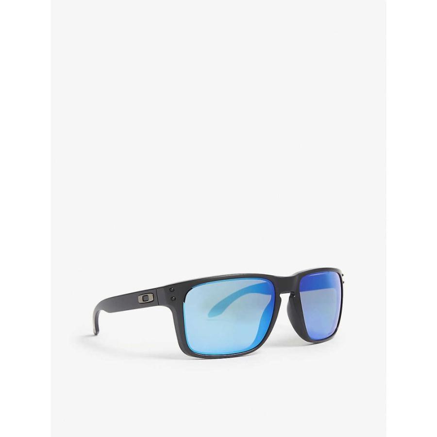 安い スクエアフレーム メガネ サングラス メンズ Oakley オークリー メンズ メガネ サングラス オークリー Oakley Holbrook Black Sunglasses Square Frame Xl 財布 帽子 ファッション小物