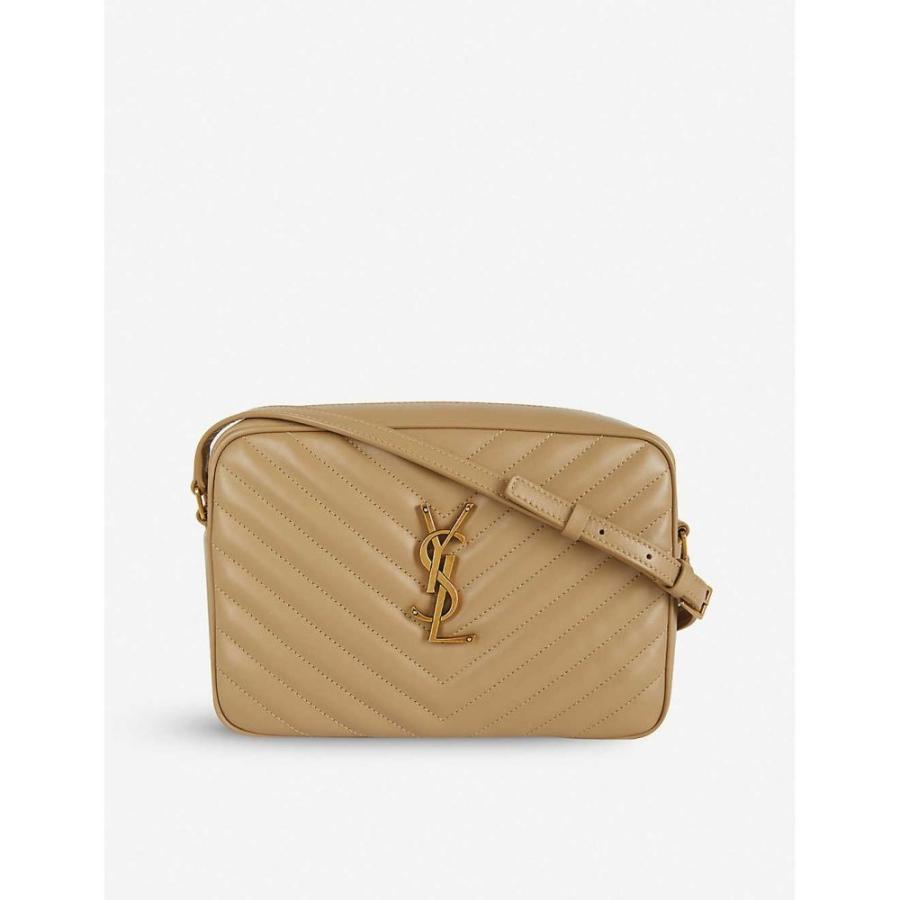 イヴ サンローラン Saint Laurent レディース ショルダーバッグ カメラバッグ バッグ Lou Leather Camera Bag Latte Cream Supersport Tn