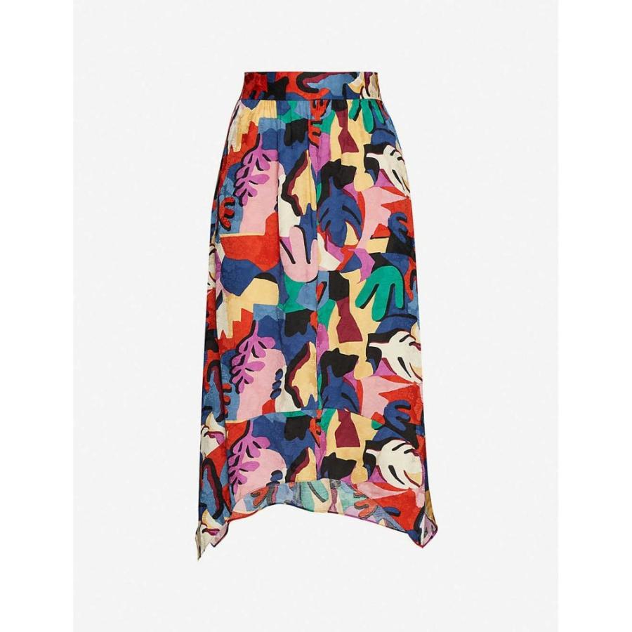 バッシュ Ba Sh レディース ひざ丈スカート スカート Maia Jacquard Midi Skirt Blue Www Ktoridesfoundation Org