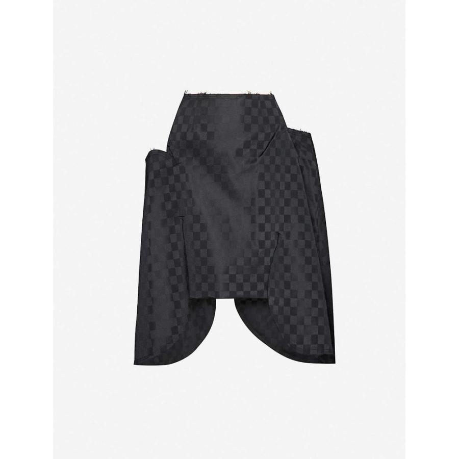 コム デ ギャルソン Comme Des Garcons レディース ひざ丈スカート スカート High Waisted Asymmetrical Skirt Black Antoniodomingo Es