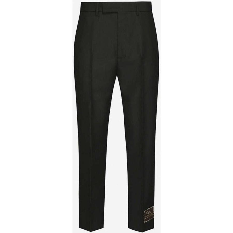 ポイント10倍 グッチ Gucci メンズ ボトムス パンツ Straight Fit Woven Trousers Black 最新コレックション Teslaimagem Com Br