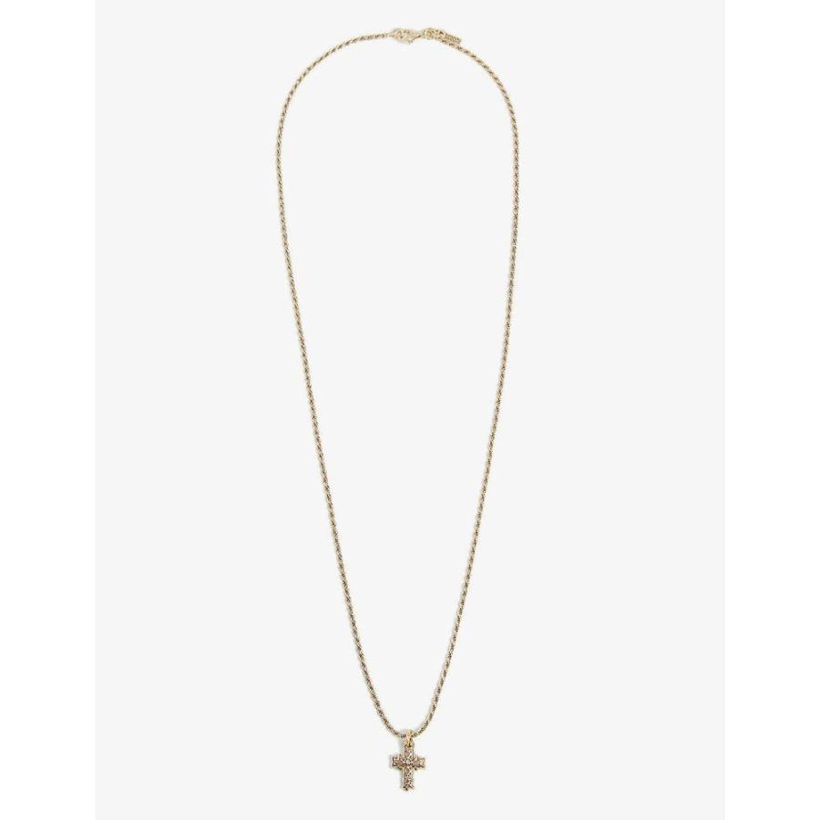 超激安 エマニュエレ ビコッキ Emanuele Bicocchi メンズ ネックレス ジュエリー アクセサリー Gold Plated Sterling Silver Mini Cross Pendant Necklace Gold 楽天市場 Pruebas Deluxebox Pe