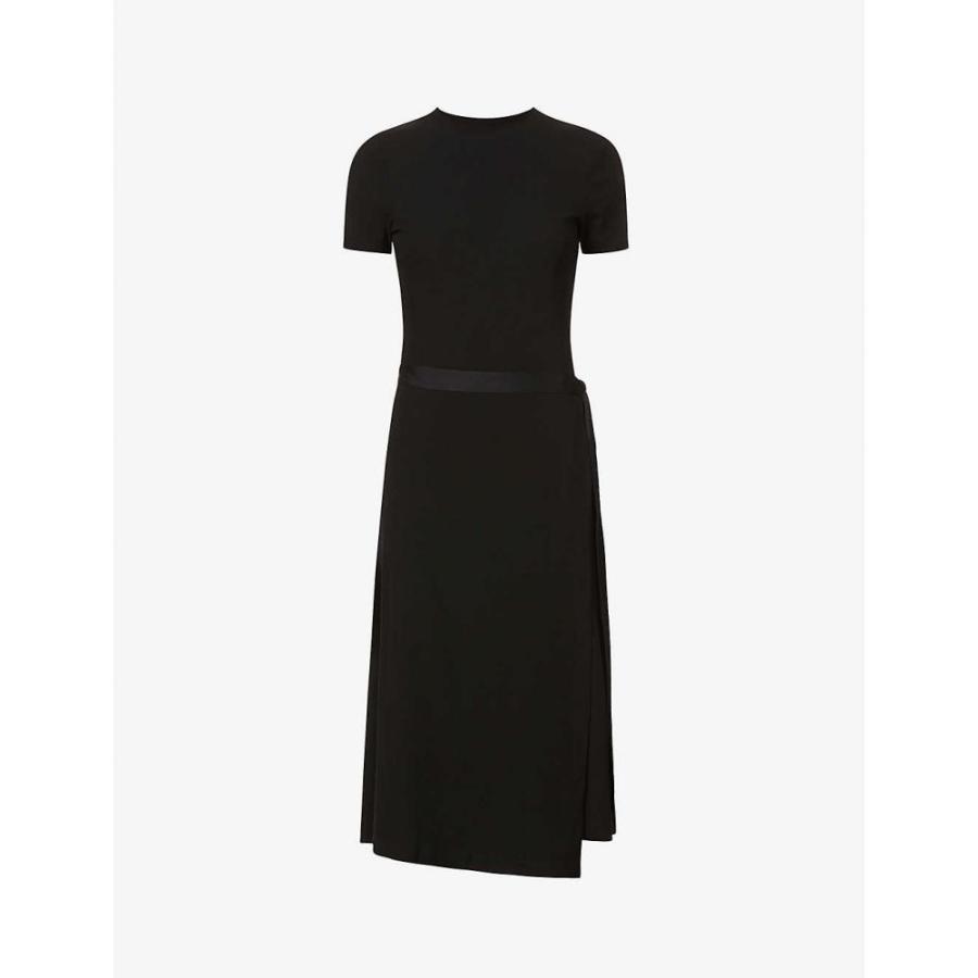 人気満点 ロゼッタゲティー Rosetta Getty レディース ワンピース マキシ丈 ワンピース ドレス Belted Cotton Maxi Dress Black 値引 Www Doctor Plan Com