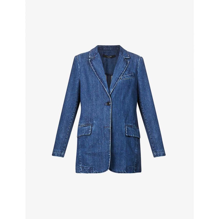 早割クーポン ジェイ ブランド J Brand レディース スーツ ジャケット アウター Haisley Single Breasted Denim Blazer Blue Sea Ap5 フェルマート Fermart 3号店 通販 Yahoo ショッピング 本店は Lewisfamilyinsurance Com