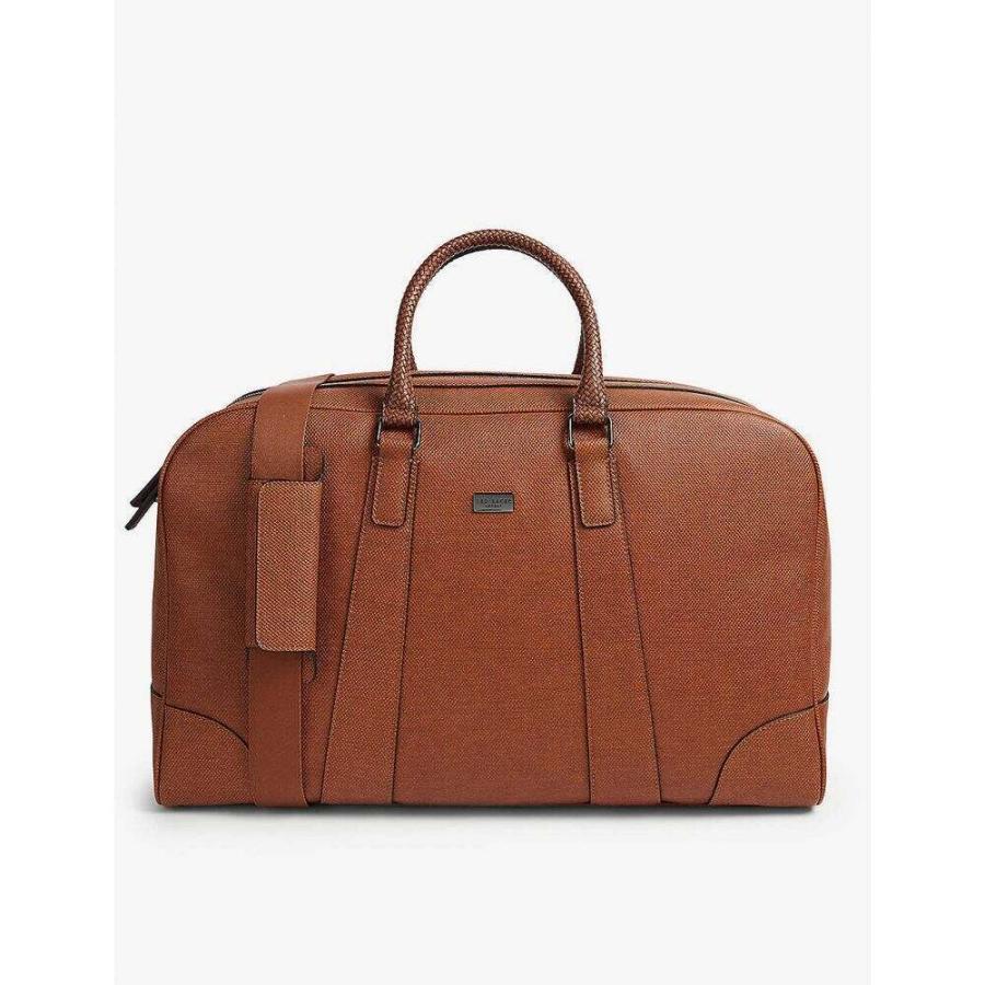 最安 テッドベーカー Ted Baker メンズ ボストンバッグ ダッフルバッグ バッグ Ripleey Textured Faux Leather Holdall Tan 格安即決 Klientsoft Com