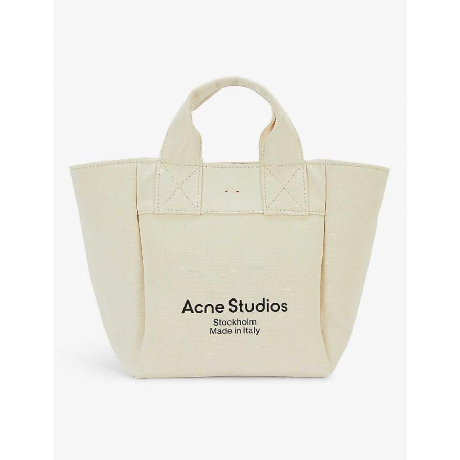 ラッピング無料 返品も保証 アクネ ストゥディオズ Acne Studios レディース トートバッグ キャンバストート バッグ Aleah Cotton Canvas Tote Bag Beige 大注目 Skylanceronline Com