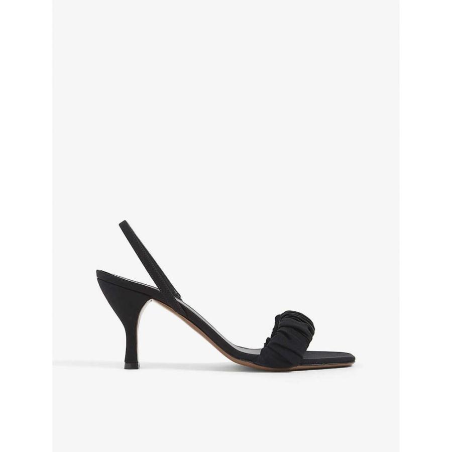 国内正規品 ネオアス Neous レディース サンダル ミュール シューズ 靴 Alhena Leather Heeled Mules Black 人気トレンド