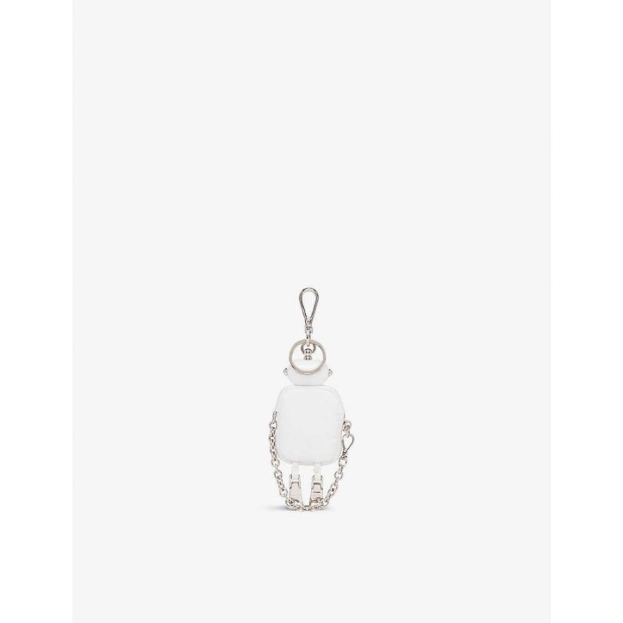 正規品 プラダ Prada レディース キーホルダー キーチェーン Robot Recycled Nylon Keychain White 50 Off Zoetalentsolutions Com