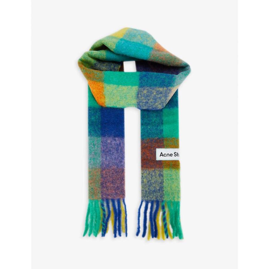 在庫限り アクネ ストゥディオズ Acne Studios レディース マフラー スカーフ ストール Vally Checked Wool Scarf Blue Green Orange Ap5 フェルマート Fermart 3号店 通販 Yahoo ショッピング 最新人気 Ali Car7parts Ae