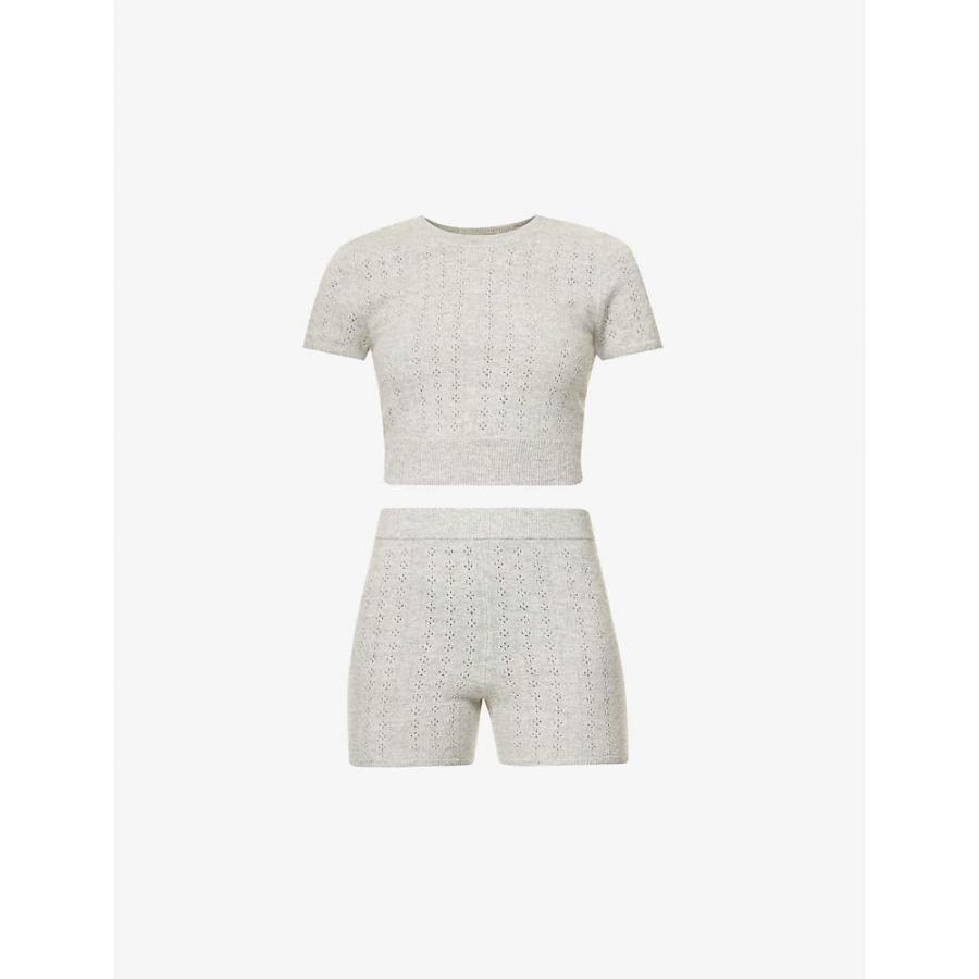 Sale 公式 リフォーメーション Reformation レディース ワンピース ドレス Villa Recycled Cashmere Blend Two Piece Set Grey 日本正規品 Skylanceronline Com