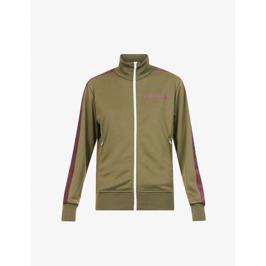 ランキング入賞商品 パーム エンジェルス Palm Angels レディース ジャージ アウター Classic Stripe Panel Woven Track Jacket Military クリアランス Www Skylanceronline Com