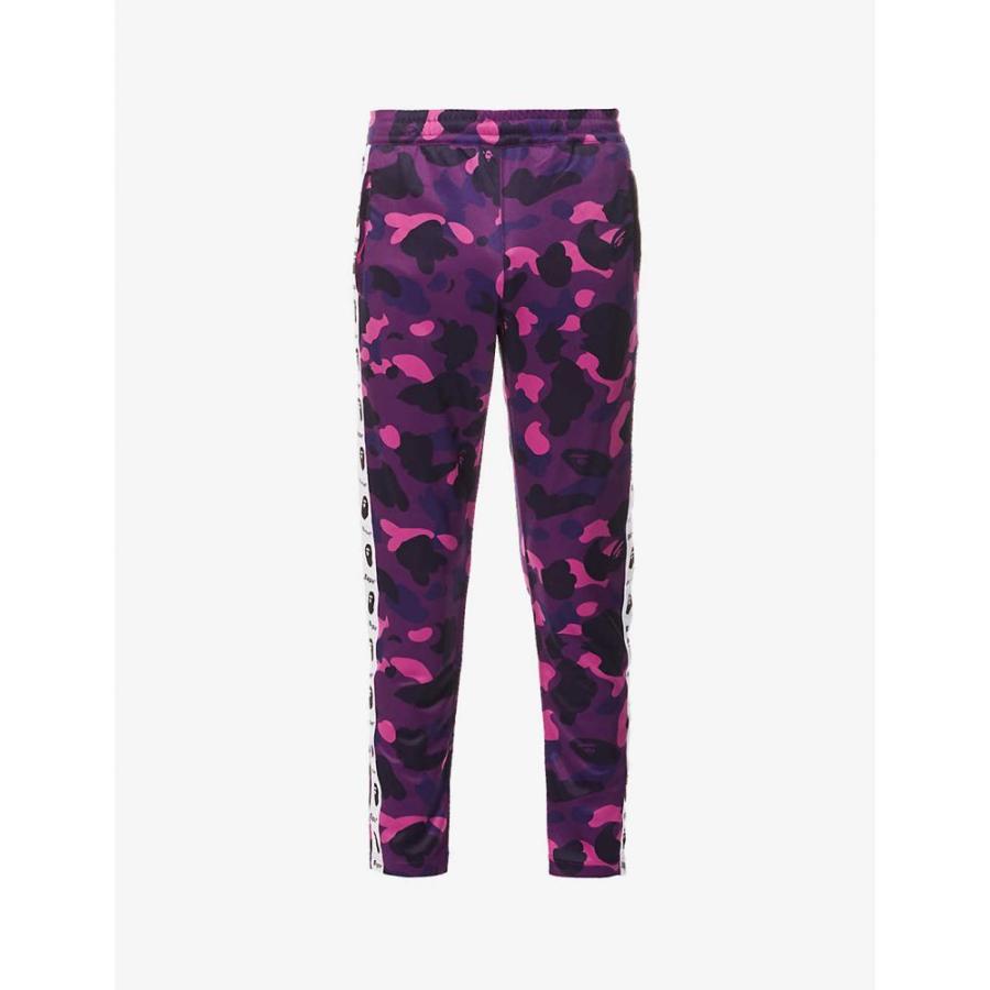 想像を超えての ア ベイシング エイプ A Bathing Ape メンズ ボトムス パンツ Camo Tape Jersey Jogging Bottoms Purple Ap5 247 フェルマート Fermart 3号店 通販 Yahoo ショッピング 希少 大人気 Server1 Billbrain Tech