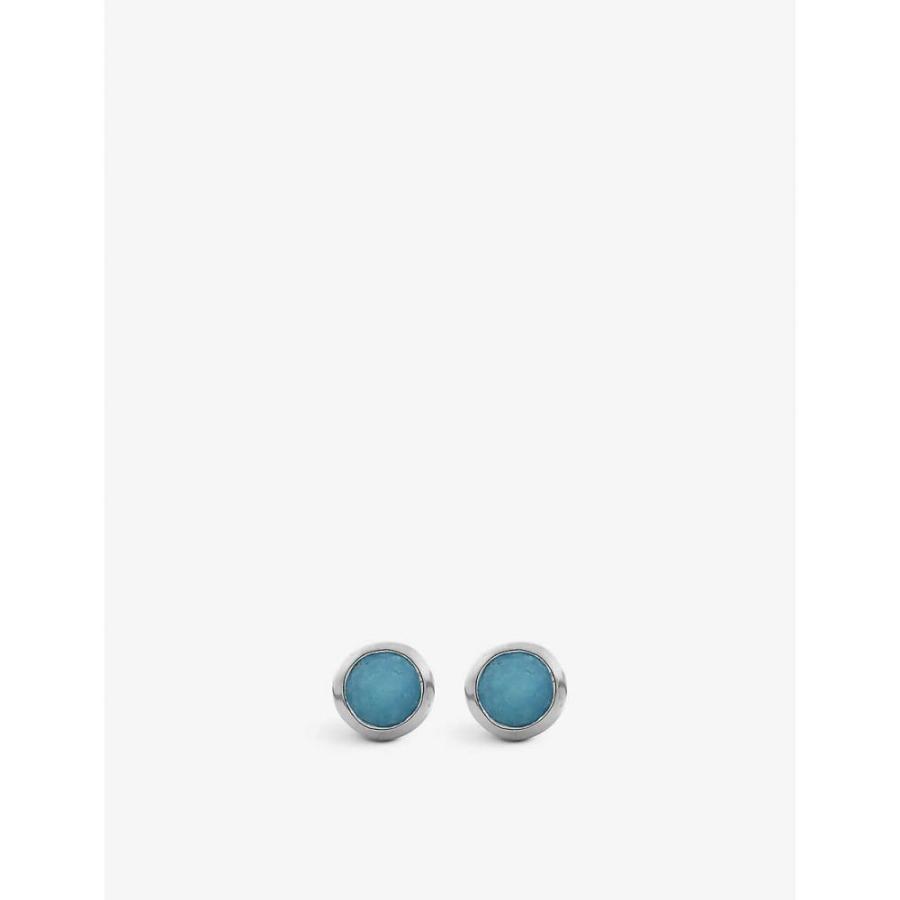 安い ヴィナダー モニカ MONICA earrings stud turquoise and sterling-silver 18ct recycled Gem Mini Siren イヤリング・ピアス レディース VINADER イヤリング