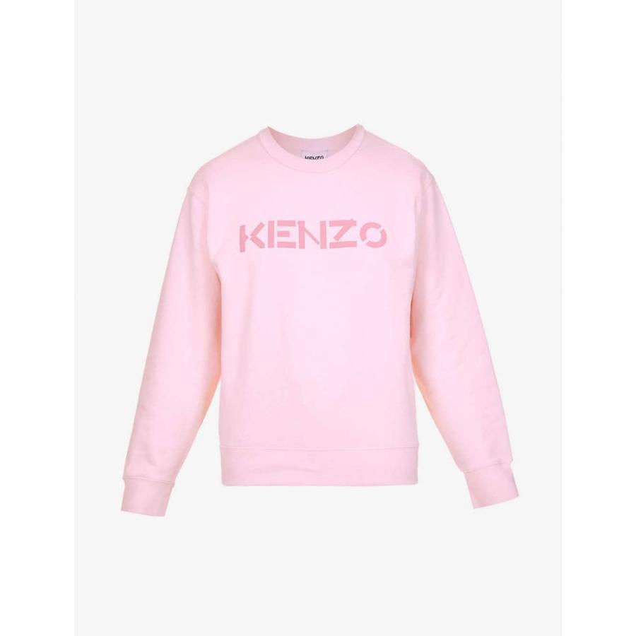 フェルマート ケンゾー レディース Classic Sweatshirt Sweatshirt Cotton Jersey 3号店 Faded Cotton Jersey スウェット トレーナー Pink Kenzo Ap5 トップス Fermart ケンゾー Logo Print