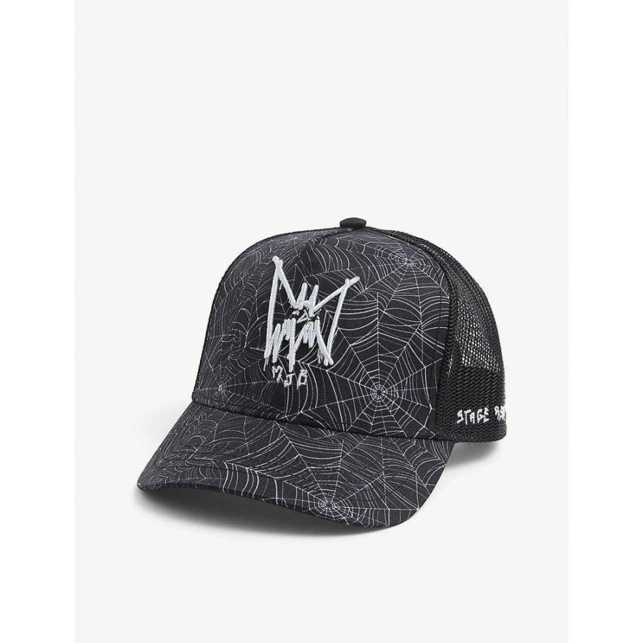 21春夏新色 Brand Embroidered 帽子 キャップ メンズ Burton Jacques Marc Mjb エムジェービー メンズ キャップ エムジェービー Burton Jacques Marc Mjb Graphic Pattern Black Cap Trucker Cotton Blend 帽子 Pharmacon Uz
