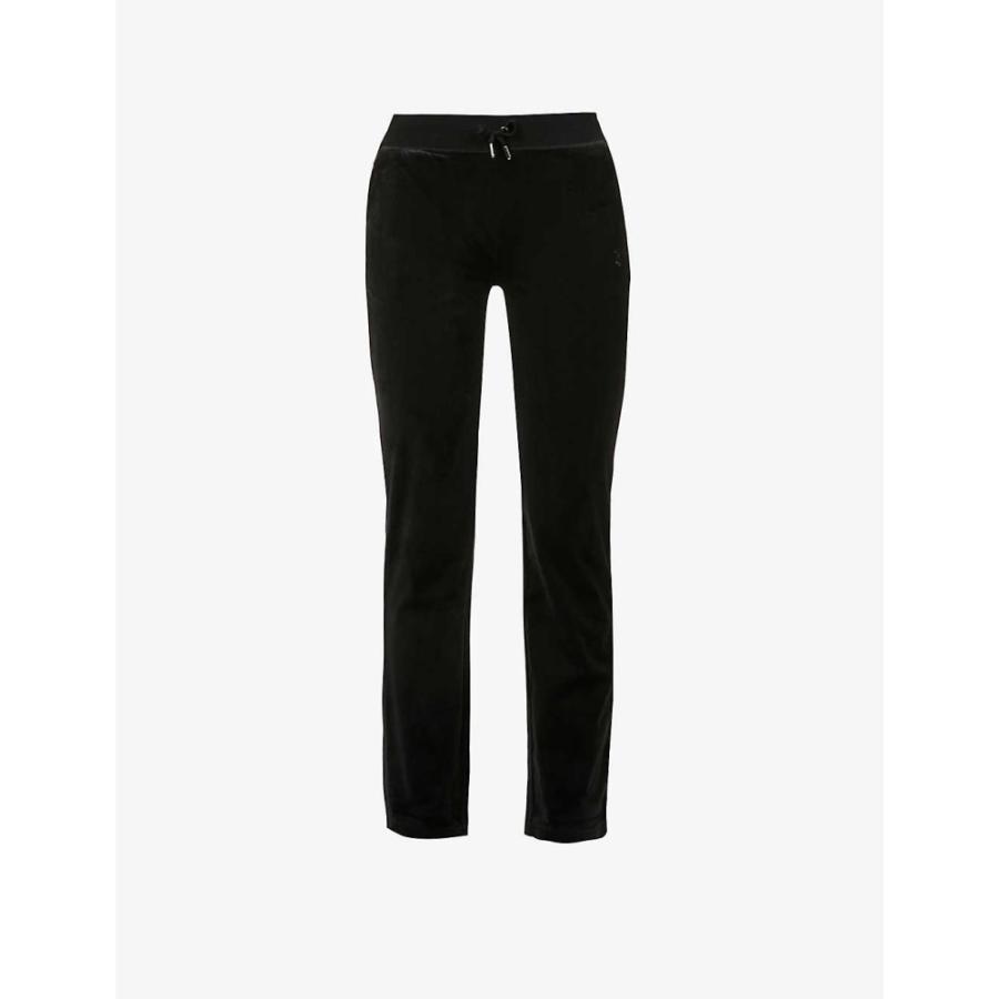 今年人気のブランド品や Juicy ジューシークチュール Couture Black Bottoms Jogging Velour Logo Embellished ボトムス パンツ スウェット ジャージ レディース ジャージ スウェットパンツ サイズ M Michiganestateplanning Com