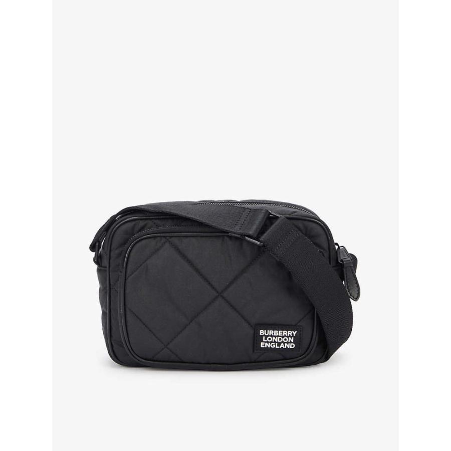 バーバリー Burberry メンズ バッグ メッセンジャーバッグ ショルダーバッグ メッセンジャーバッグ バッグ Paddy Bag Quilted Black Ap5 010 フェルマート Cotton Canvas Bag 3号店 Cross Body Fermart 正規品 新品の