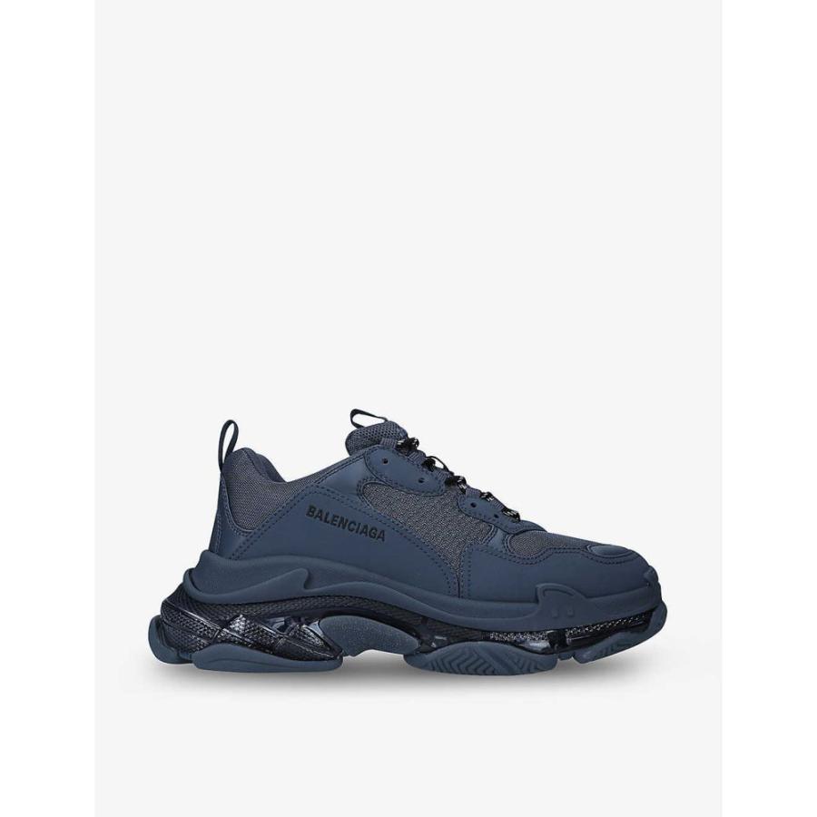 バレンシアガ Balenciaga メンズ スニーカー シューズ 靴 Triple S Clear Sole Faux Leather And Mesh Trainers Navy Ap5 026 フェルマート Fermart 3号店 通販 Yahoo ショッピング