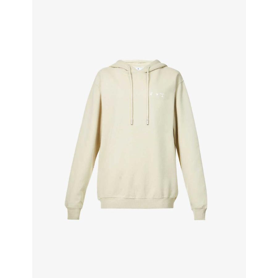 無料発送 Palace トップス パーカー レディース Abloh Virgil C O Off White オフホワイト レディース パーカー オフ ホワイト Abloh Virgil C O Off White Arrows White Beige Hoody Cotton Jersey Print Logo Print トップス Smssvg Org