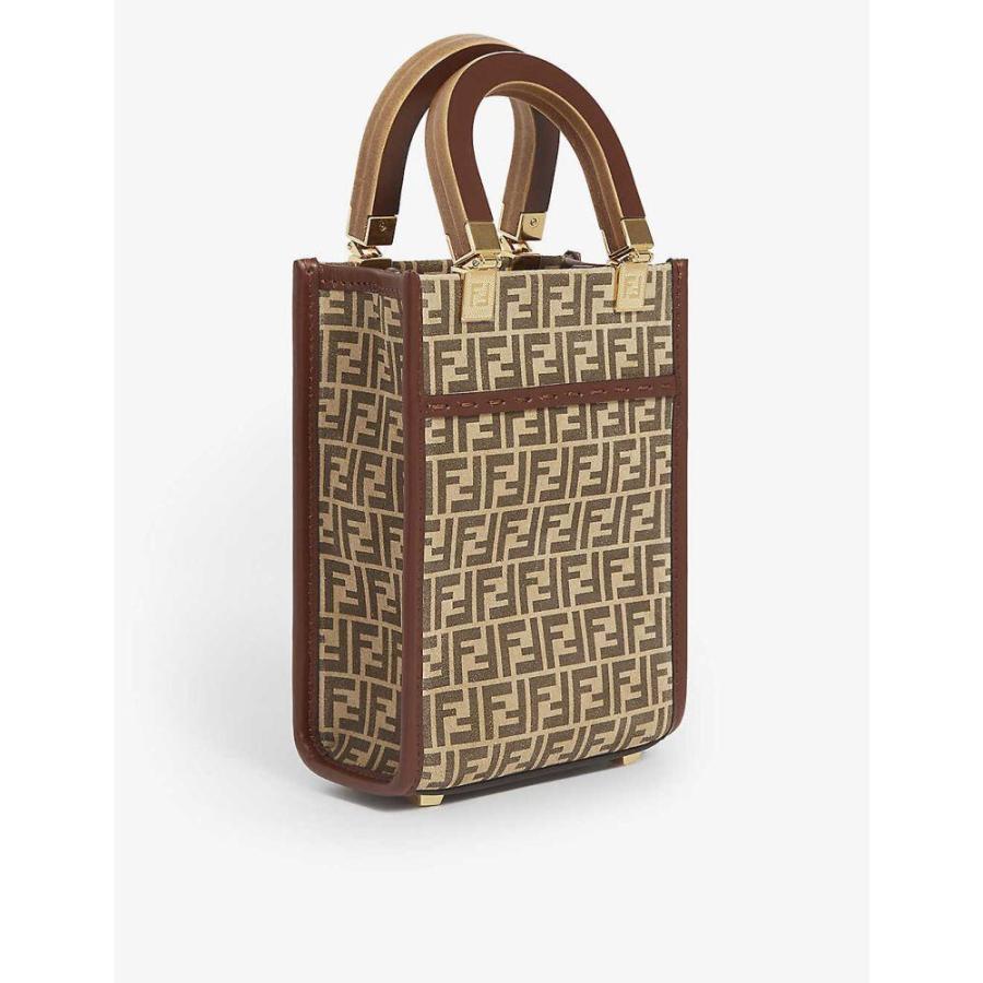 ラッピング無料 ショルダーバッグ レディース Fendi フェンディ バッグ Brown Bag Cross Body Leather Sunshine ショルダーバッグ サイズ Onesize Pathwaysfl Org
