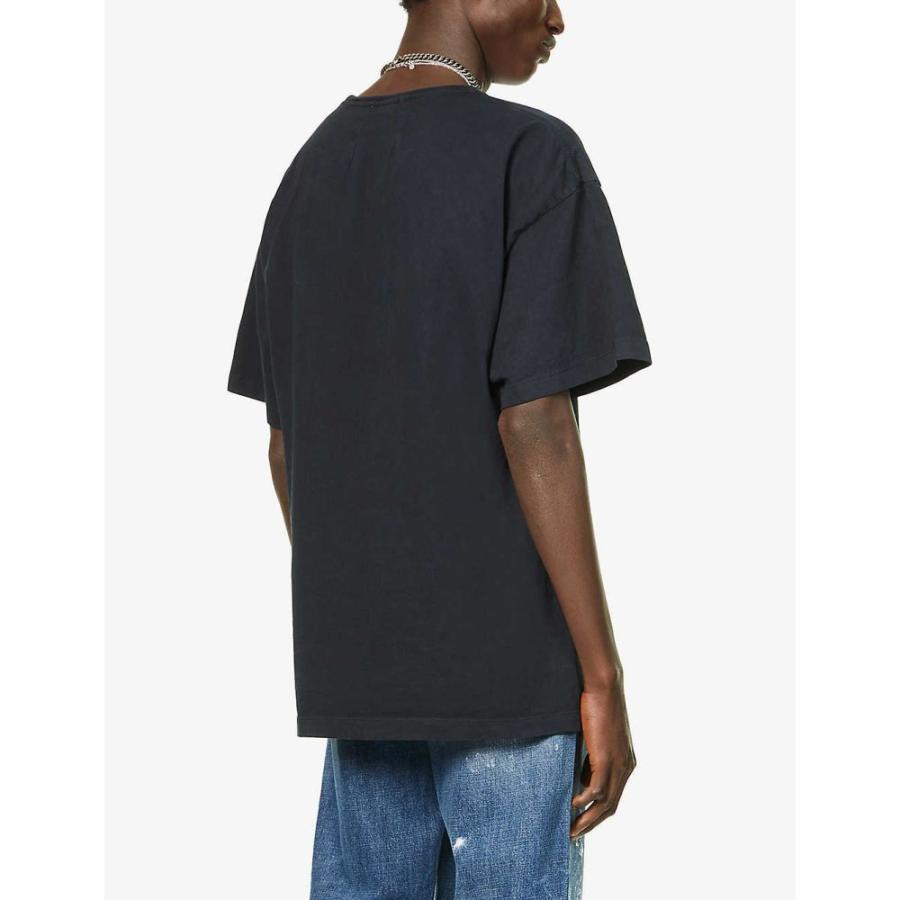 数々の賞を受賞 ルード Rhude メンズ Tシャツ トップス Grand Prix Logo Print Cotton Jersey T Shirt Vtg Black 半袖 サイズ M Www Mobilite Fr Sodexo Com