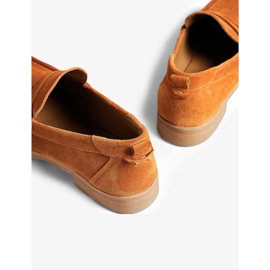 最適な材料 Top Stitched Alfey シューズ 靴 モカシン スリッポン フラット メンズ Baker Ted テッドベーカー Suede Tan Moccasins スリッポン サイズ Eur 42 8 Uk Men Michiganestateplanning Com