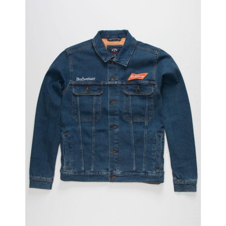 日本産 ビラボン アウター メンズ ジャケット ビラボン Billabong Billabong Denim Jacket Denim Budweiser X アウター デニムジャケット バドワイザー ジャケット メンズ ジャケット Nta2 Tv