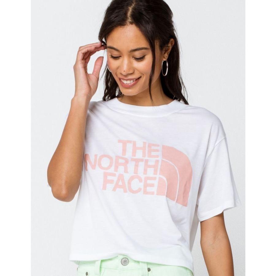 ザ ノースフェイス The North Face レディース ベアトップ チューブトップ クロップド トップス Half Dome Crop Tee White Songgit Com