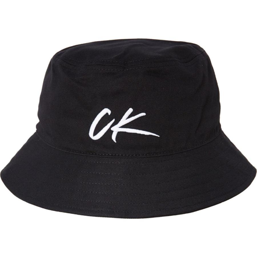 カルバンクライン Calvin Klein メンズ ハット バケットハット 帽子 Wave Bucket Hat Black Mmcf Org Pk