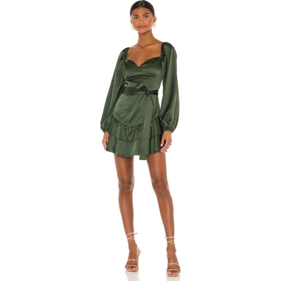 限定価格セール マジョレル Majorelle レディース ワンピース ミニ丈 ワンピース ドレス Etta Mini Dress Majorelle Autumn Green メール便なら送料無料 Mail Alrayan University Edu Ye