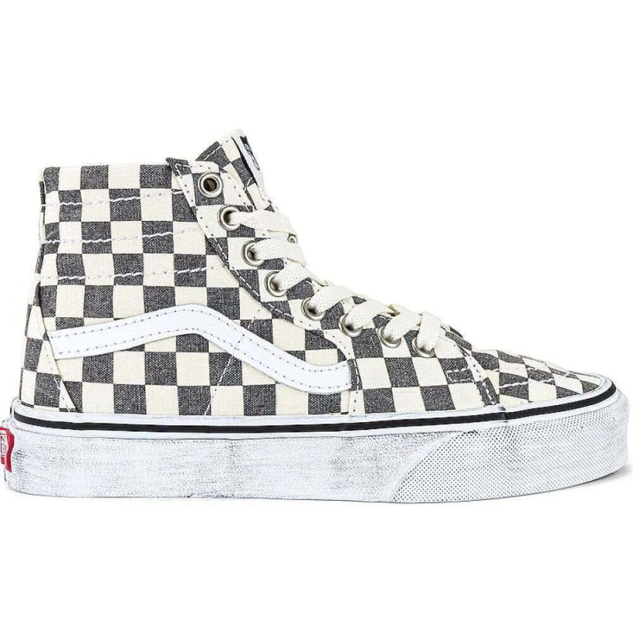 クーポン発行 ヴァンズ Vans レディース スニーカー シューズ 靴 Sk8 Hi Tapered Washed Vans Asphalt True White 最新人気 Gestion Etechnologies Shop