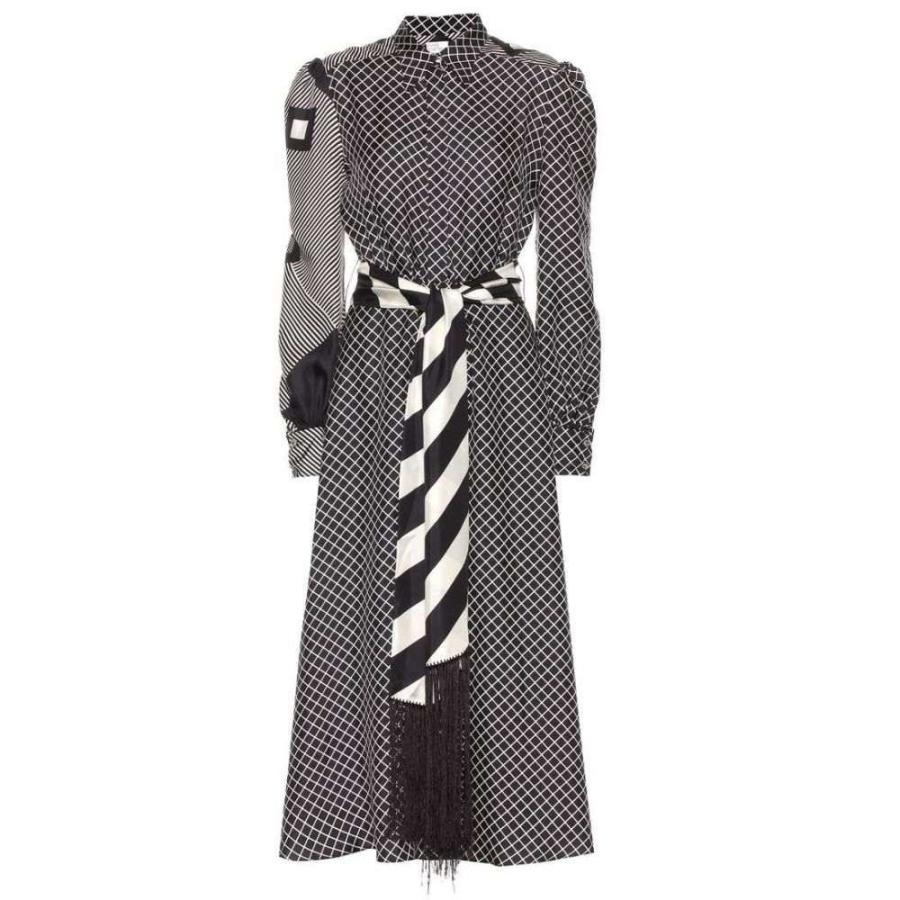 ヒリヤーバートリー Hillier Bartley レディース レディース ワンピース ワンピース ドレス Bartley Monoprint Silk Printed Silk Dress Black Cream