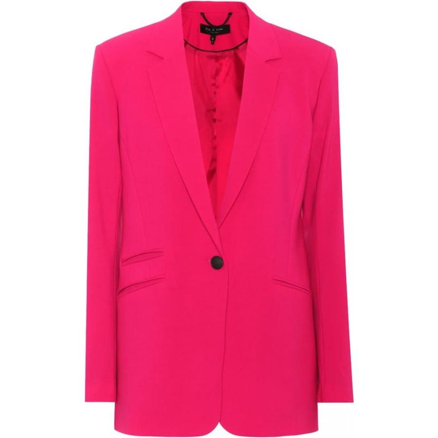 アウター ラグ ボーン レディース スーツ ジャケット Blazer Pink Bone Rag レディース Stretch Wool Blazer 3号店 Ridley Pink Hb4 P フェルマート Fermart