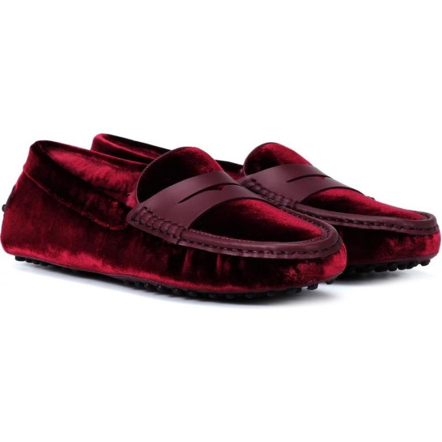 トッズ Tod S レディース ローファー オックスフォード シューズ 靴 Gommino Velvet Loafers Brule Oceanplagetanger Com