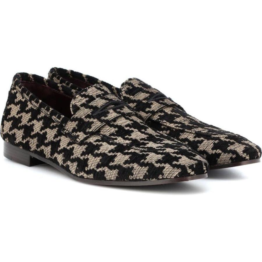 Bougeotte レディース ローファー オックスフォード シューズ 靴 Classic Tweed Loafers Beige Black Jsonic Ca