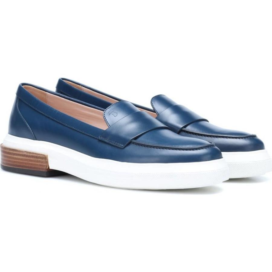 トッズ Tods レディース ローファー オックスフォード ローファー Tods シューズ 靴 Platform Leather Loafers Navy Navy Hb4 P フェルマート Fermart 3号店