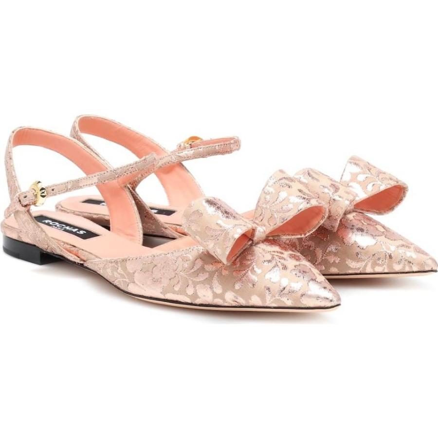 ロシャス Rochas レディース スリッポン フラット シューズ 靴 Brocade Ballet Flats Powder Supersport Tn