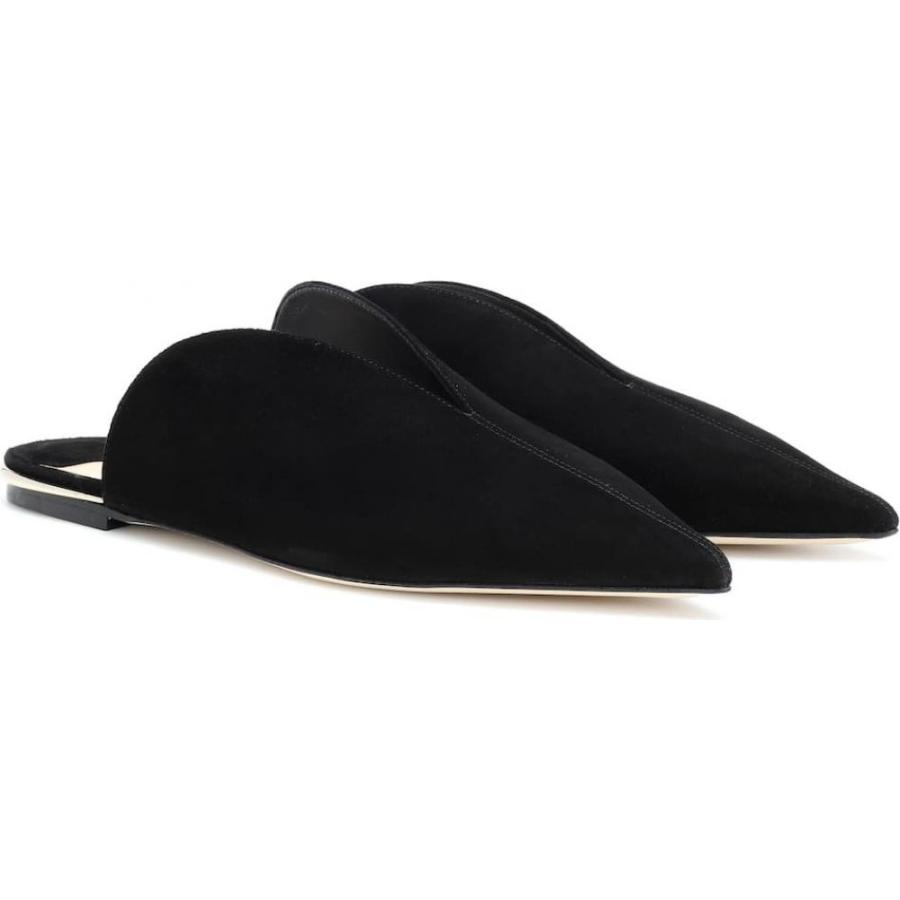 ジミー チュウ Jimmy Choo レディース スリッパ シューズ 靴 Tahla Flat Suede Slippers Black Www Splitstudio Tv Index Php