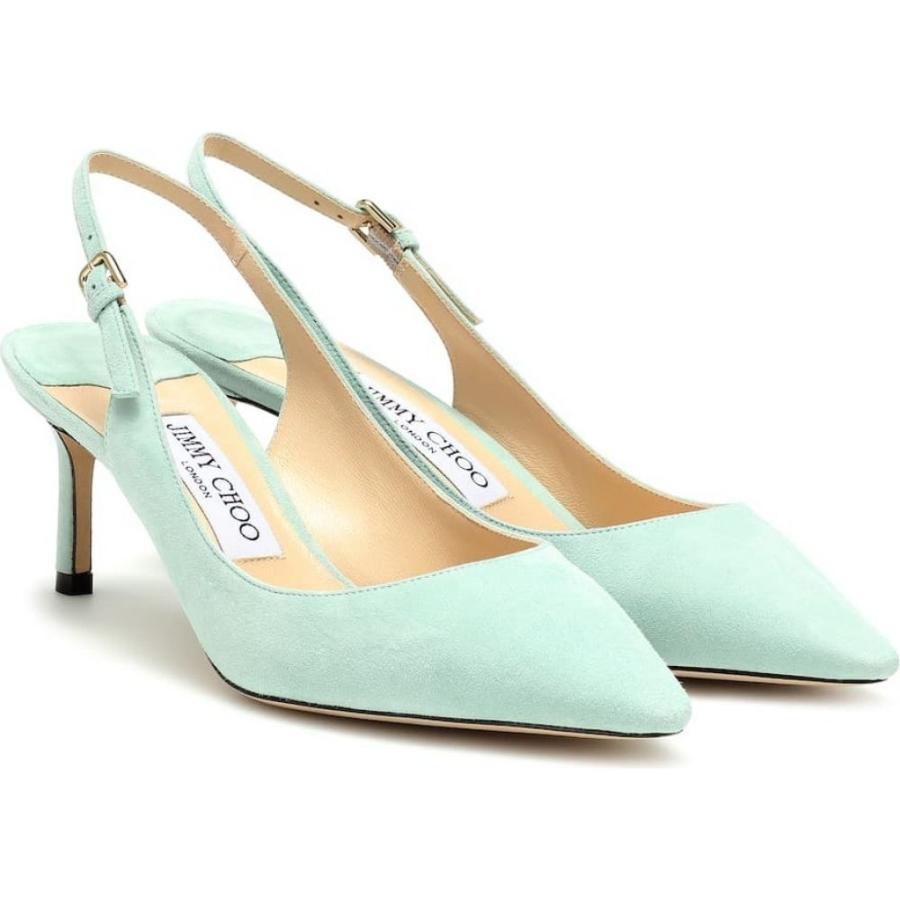 ジミー チュウ Jimmy Choo レディース パンプス シューズ 靴 Erin 60 Suede Slingback Pumps Mint Thomasammermueller De