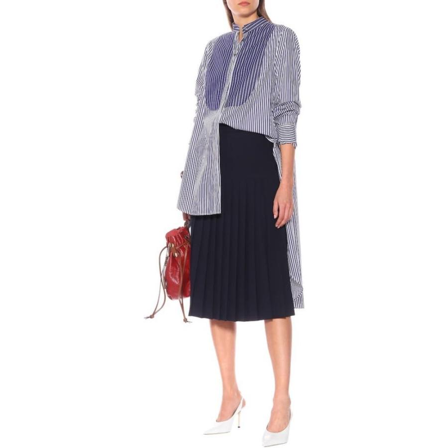 モンス Monse レディース ブラウス シャツ トップス Striped Cotton Shirt Blue White Hb4 P モンス Monse レディース ブラウス シャツ トップス Striped Cotton Shirt Blue White 通販 Yahoo ショッピング