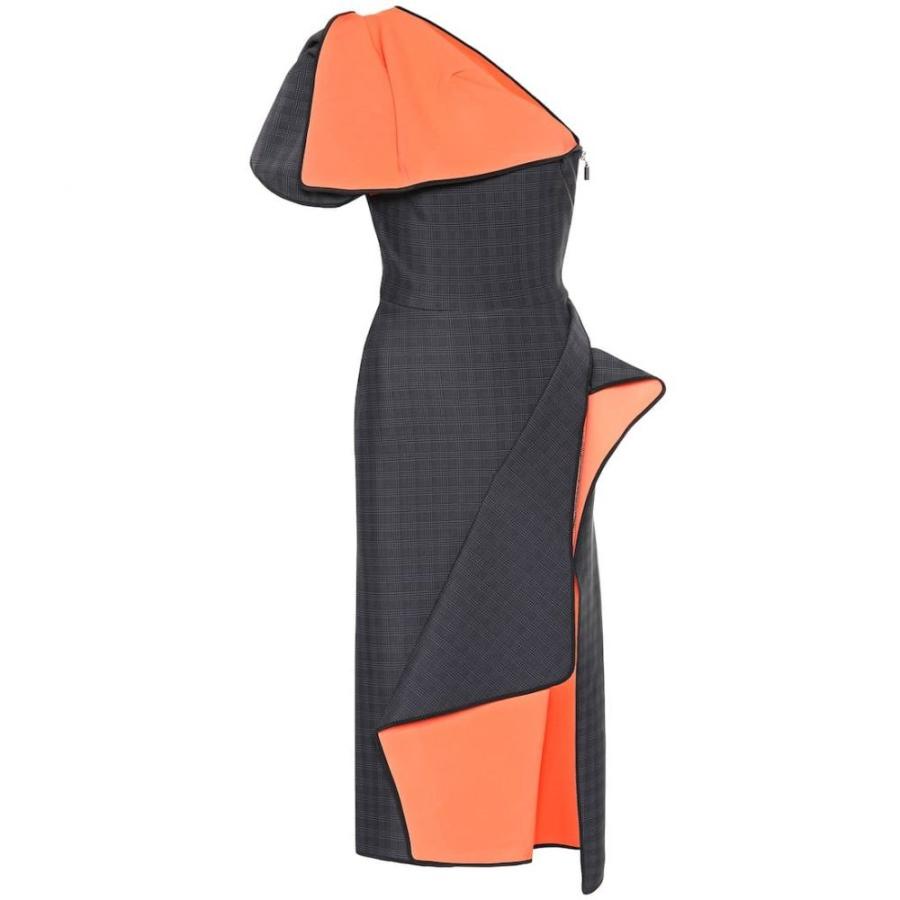 マティスフスキー Maticevski レディース ワンピース ワンショルダー ワンピース ドレス Aquatic Ponte One Shoulder Dress Char Reef Sagaretxe Net