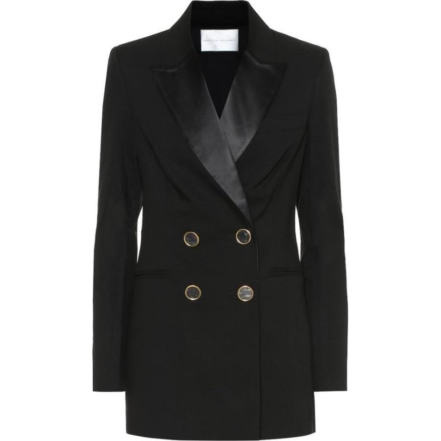 レベッカ Black ヴァランス Rebecca Vallance レディース スーツ ジャケット Rebecca アウター Vallance Jacqueline Crepe Blazer Black Hb4 P フェルマート Fermart 3号店