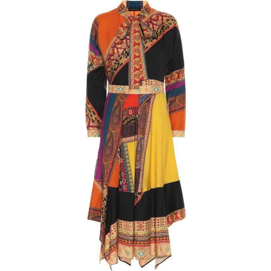 エトロ Etro レディース ワンピース ミドル丈 ワンピース ドレス Printed Wool And Silk Midi Dress Olhodaguadocasado Al Gov Br