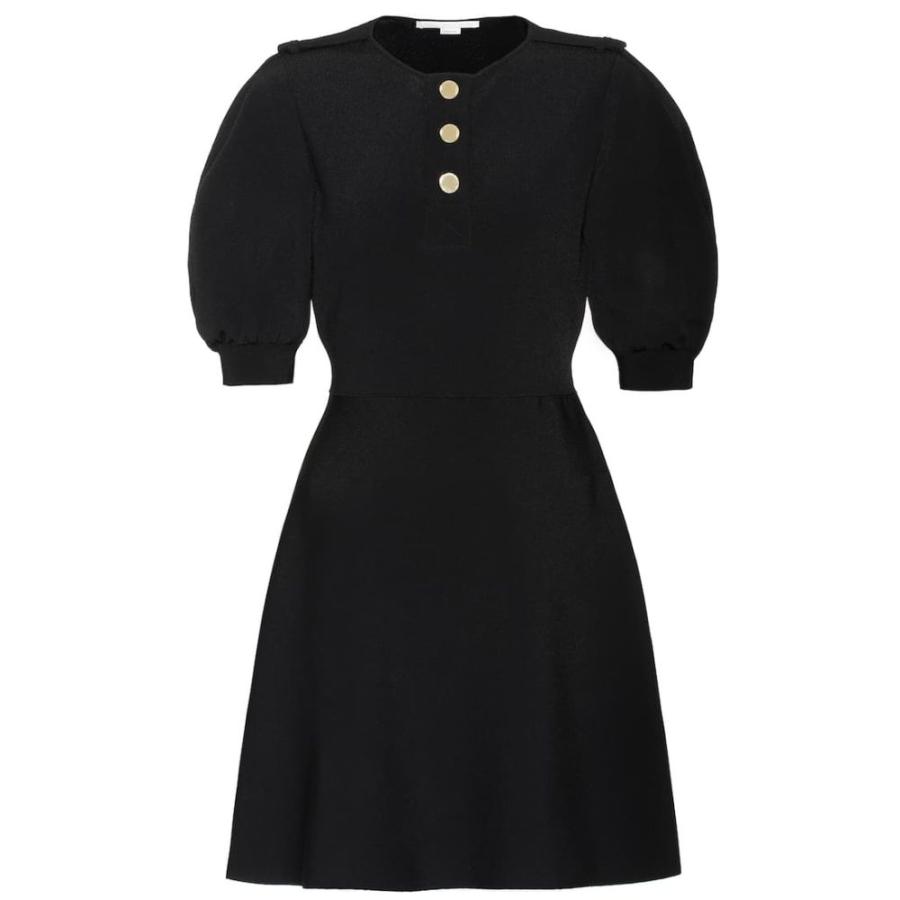 格安即決 ステラ マッカートニー Stella Mccartney レディース ワンピース ワンピース ドレス Ribbed Knit Minidress Black 代引不可 Cataractresearch Org